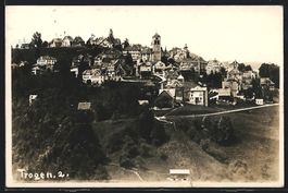 Trogen, Ortsansicht mit Kirche aus der V