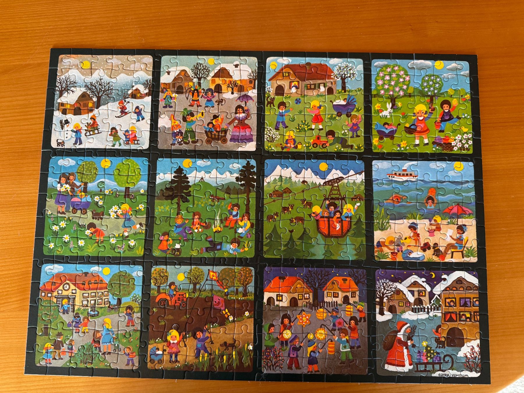 Ravensburger Puzzle: Puzzle 300 Ravensburger Das Kinderjahr – Usato da Rafz venduto da Powacaddy 1