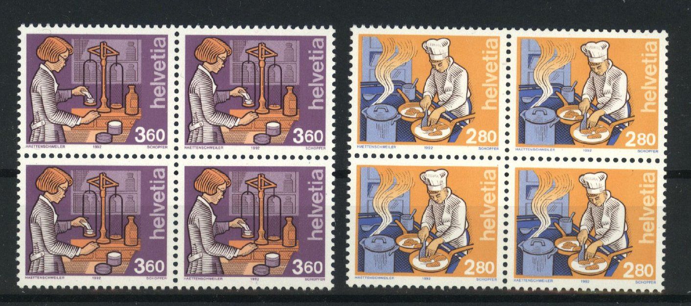 Tutti i francobolli: 1992, Mensch und Berufs II ** – Nuovo (secondo la descrizione) da Willisau venduto da Vollstempel