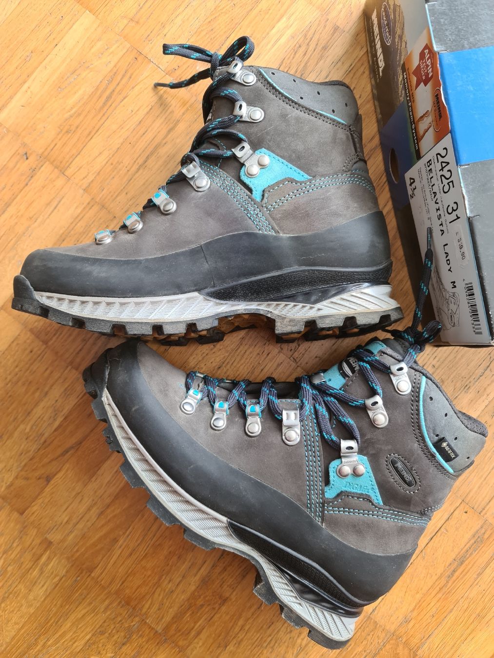 Meindl Scarpe da donna: Meindl Bellavista Lady Wanderschuhe Grösse 37.5 – Nuovo (secondo la descrizione) da Emmenbrücke venduto da gatasalvache 3