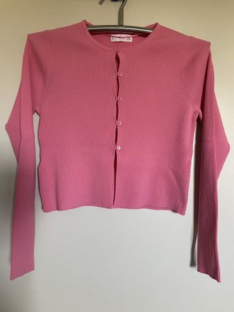 Gilet rose côtelé MNG taille M Neuf