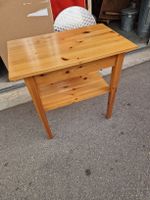 Massivholz Tischli mit Schublade & Ablage 🌲 Landhausstil 🏡