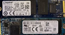 2x SSD 512GB Kingston / Toshiba NVMe M.2