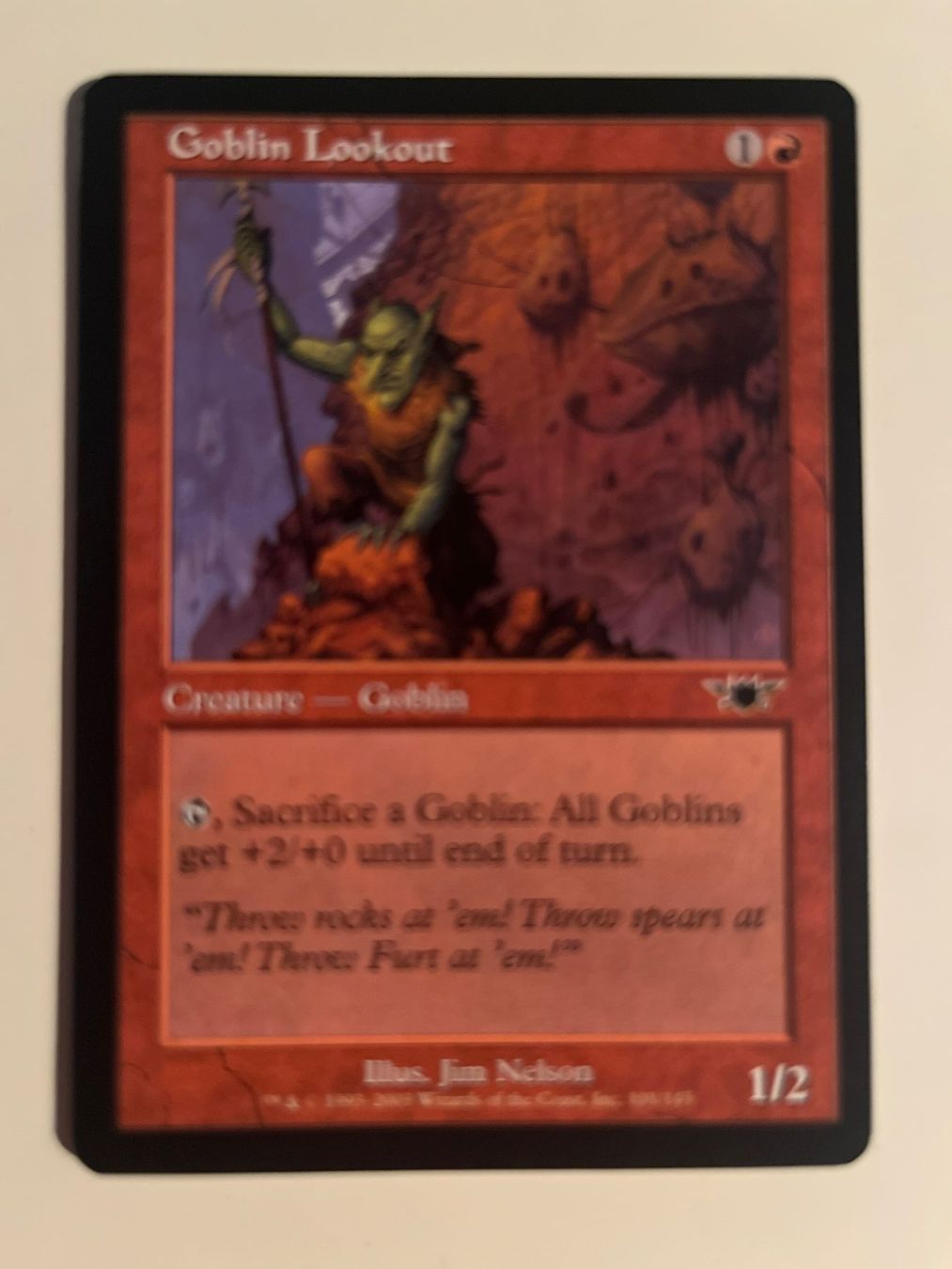 Magic The Gathering Carte collezionabili: 1 x Goblin Lookout - Magic: The Gathering - MtG – Usato da Kriens venduto da Shadi1980