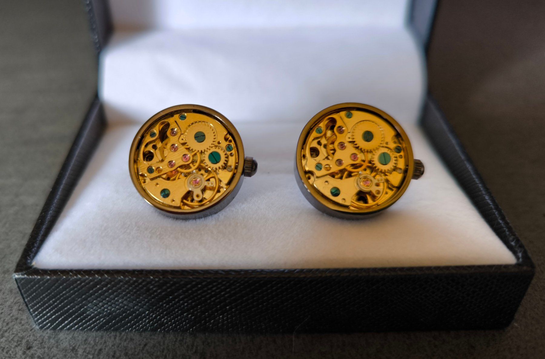 Gemelli: Steampunk Manschettenknöpfe, Cufflinks, Manschetten-Knöpfe – Nuovo (secondo la descrizione) da Schwanden GL venduto da UHRKNALL 2