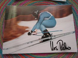 URS RÄBER SKIFAHRER ORIGINAL AUTOGRAMM
