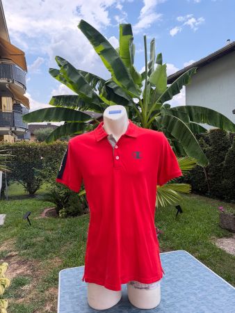 Polo Shirt Champion Rot Grösse M - guter Zustand