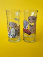 Deux verres E.T. l'extraterrestre collector de 1982