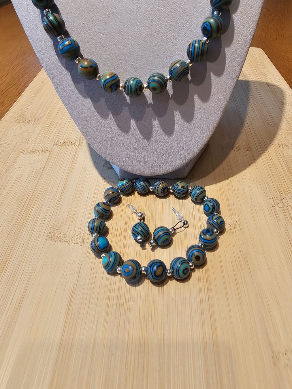 Altri gioielli: Set aus Sea Blue Achet – Nuovo (secondo la descrizione) da Aarberg venduto da Fischkeller 1