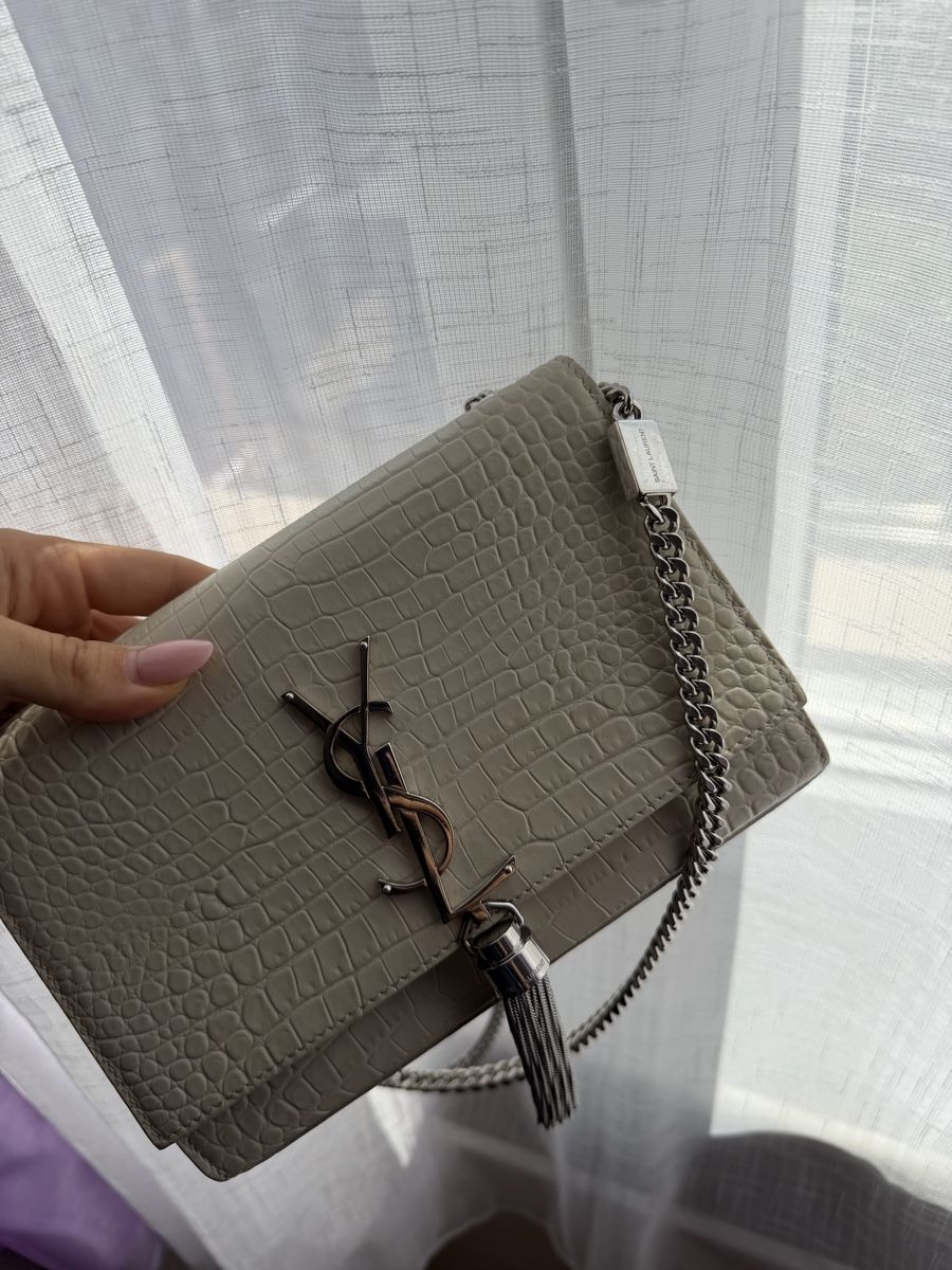 Saint Laurent Borse da donna: Saint Laurent Tasel bag  Kroko – Usato da Läufelfingen venduto da kiaverann 1