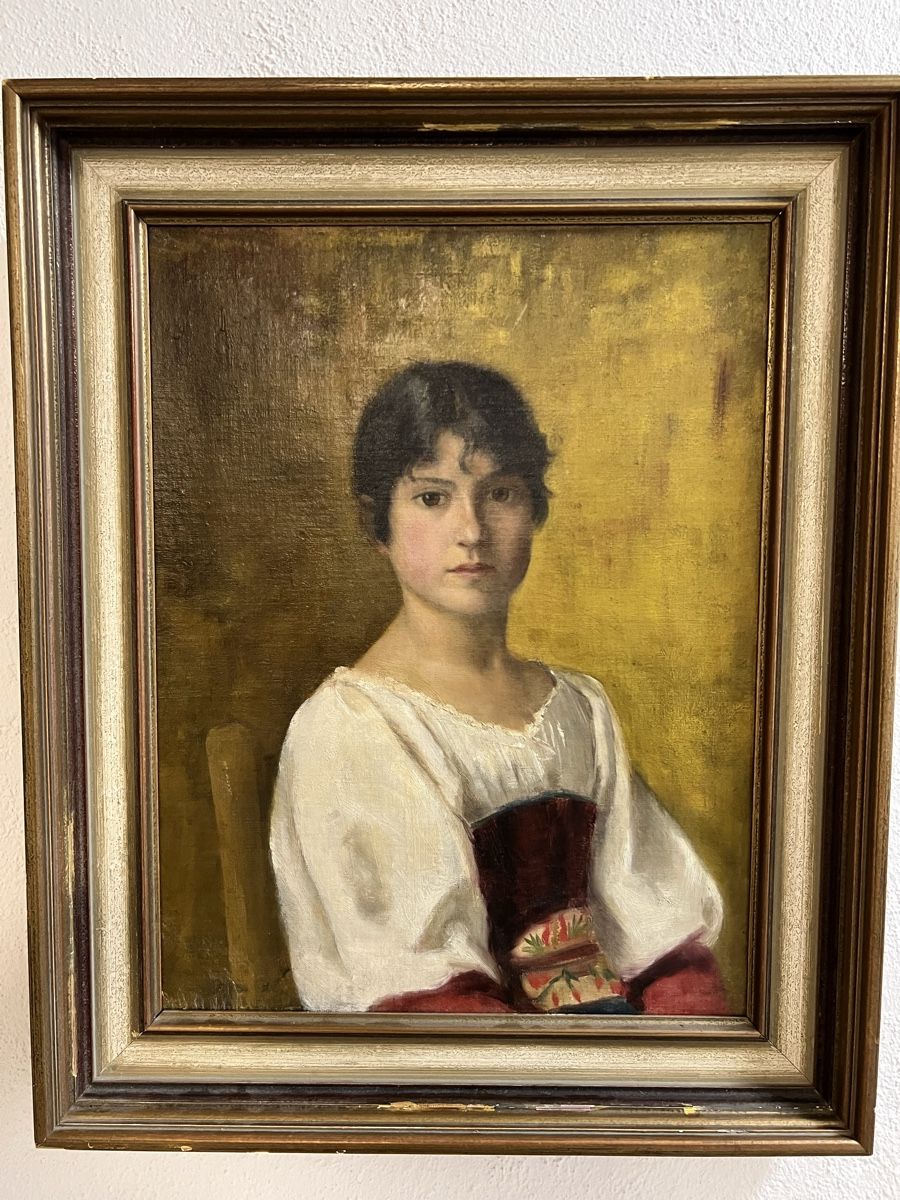 Dipinti: Antiker Gemälde Frau Portrait – Usato da Hombrechtikon venduto da vespa1954