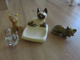4 Katzenfiguren gemäss Foto