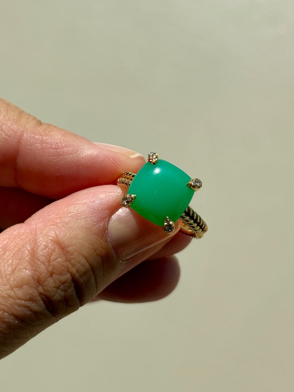 Anelli: David Yurman 18k Gold Crystophase Chatelaine ring – Usato da Nyon venduto da My_wardrobe 8