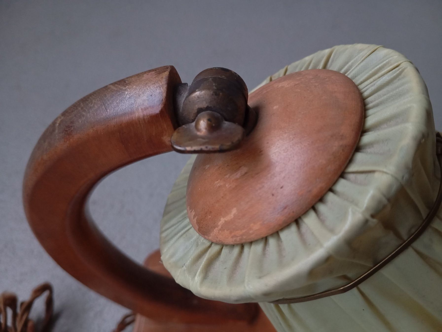Lampen: Vintage Lampe aus Holz 19cm – Defekt aus Zeneggen von shemesh_ 2