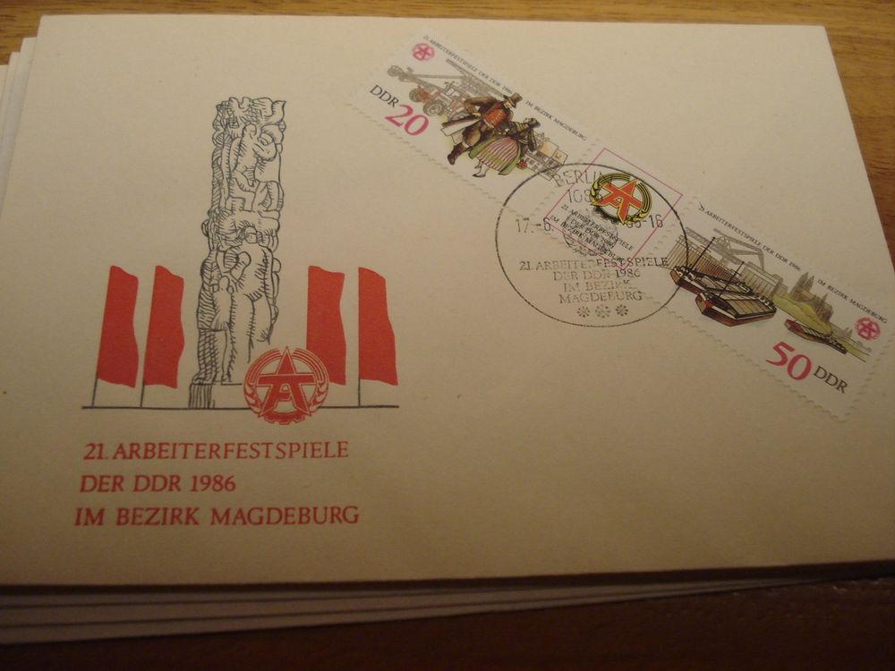 DDR Set 10 FDC 1986 | Kaufen auf Ricardo
