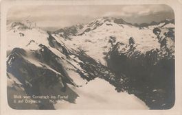 Corvatsch (GR) – Blick ins Fextal und auf die Disgrazia