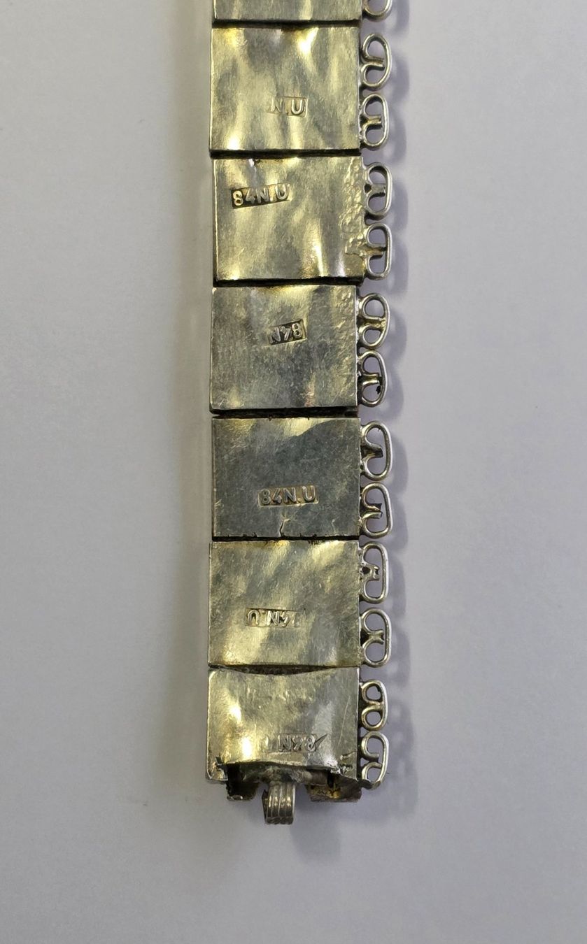 Bracciali & Braccialetti: Armband 900er Silber mit feiner Emaillearbeit 60,4 Gramm – Usato da Zürich venduto da spin23 7