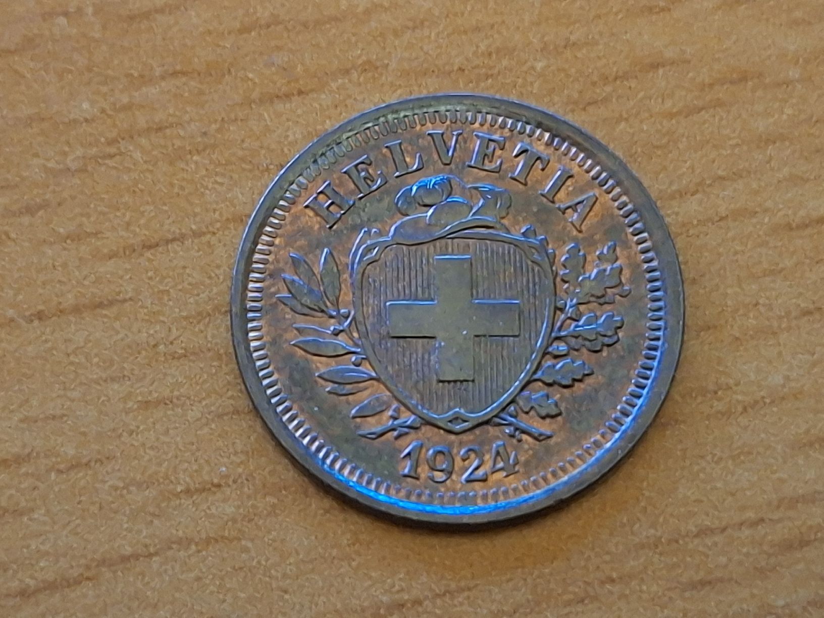 Tutti le monete: 1924, 1 Rappen +++ – Usato da Pfungen venduto da Aguti77