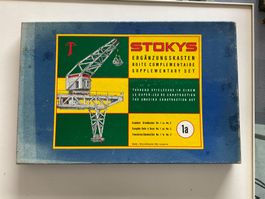 Stokys 1a Ergänzungskasten Metallbaukasten Konvolut
