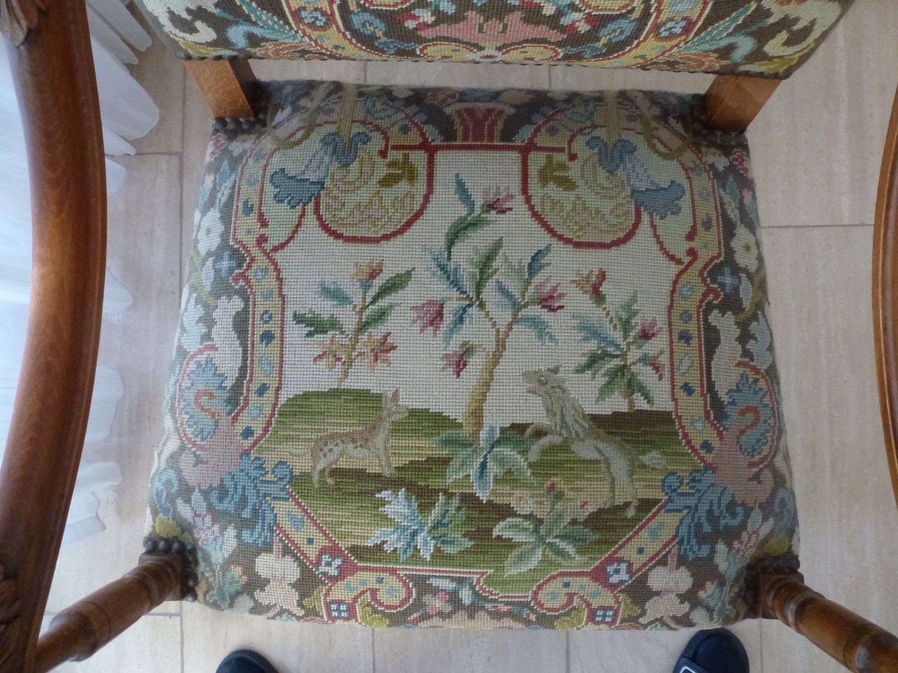 Poltrone: Sessel Gobelin Barock – Usato da Winkel venduto da wipendi 1