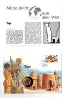 Togo_1988_Münzbrief mit Beschreibung