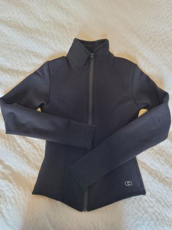 Eislaufjacke Mondor Polartec schwarz Grösse 12-14 Jahre