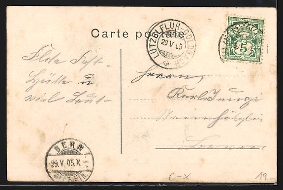 Cartoline postali: Goldbach, Parqueterie, Schulhaus, Hutfab – Usato da Berlin venduto da bartko-reher 1