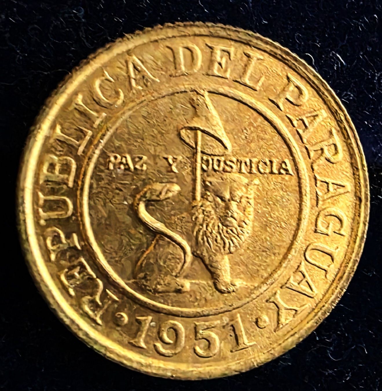 Tutti le monete: PARAGUAY 50 CENTIMOS 1951 – Usato da Winterthur venduto da Creso70