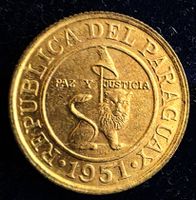 PARAGUAY 50 CENTIMOS 1951