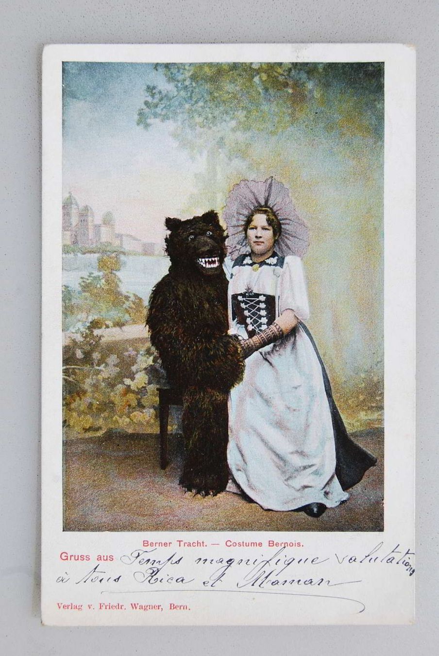 Cartoline postali: AK Berner Tracht 1903 – Usato da Rüfenacht BE venduto da Toro06