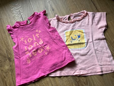 2 Baby Girl Tops 12-18M