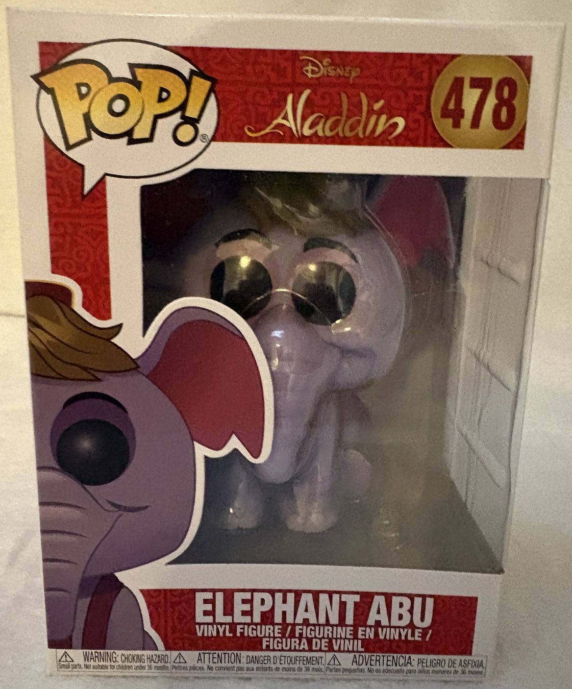 Funko Statuette: Funko Pop - Aladdin - 478 - Elephant Babu – Nuovo e nell'imballaggio originale da Meisterschwanden venduto da McSchein