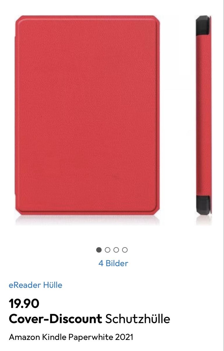 Coques & Protection écran: Schutzhülle Kindle Paperwhite 2021 rot – D'occasion à Greifensee par Flobaben