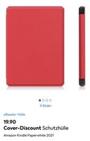 Schutzhülle Kindle Paperwhite 2021 rot