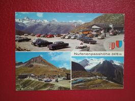 Nufenen Novena Pass Postauto alte Autos