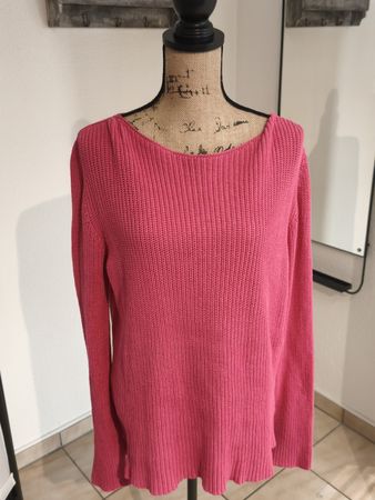 Pink Strickpullover in Grösse L - Perfekt für den Frühling!