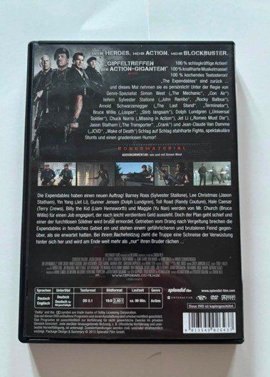 Tutti i DVDs: The Expendables 2 - Back For War (2012) DVD – Usato da lupfig venduto da maniacs666 3