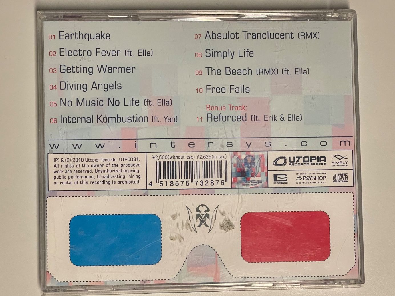 CD: InterSys - Music In 3D – Usato da Muri b. Bern venduto da AdidasCollector 1