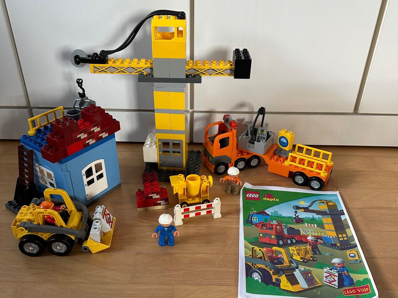 Lego Kit di costruzioni: Lego Duplo 4988 - Großbaustelle – Usato da Ziefen venduto da elika
