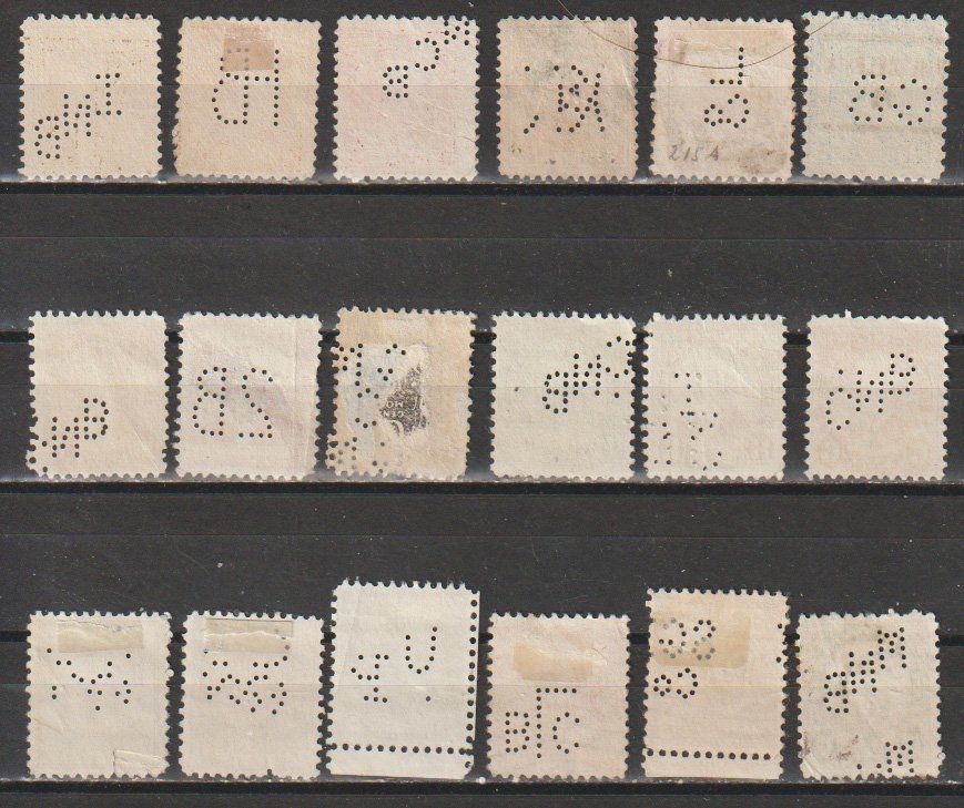 Alle Briefmarken: Perfins Canada - USA – Gebraucht aus Crans-Montana von kira56 3