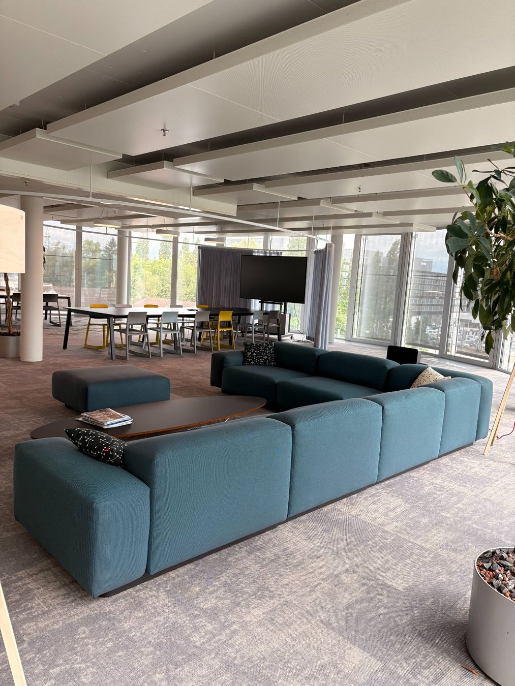 Vitra Divani: Vitra Sofa / Lounge-Sofa – modular, gross, petrolblau – Usato da Zürich venduto da eli_hf5m 2