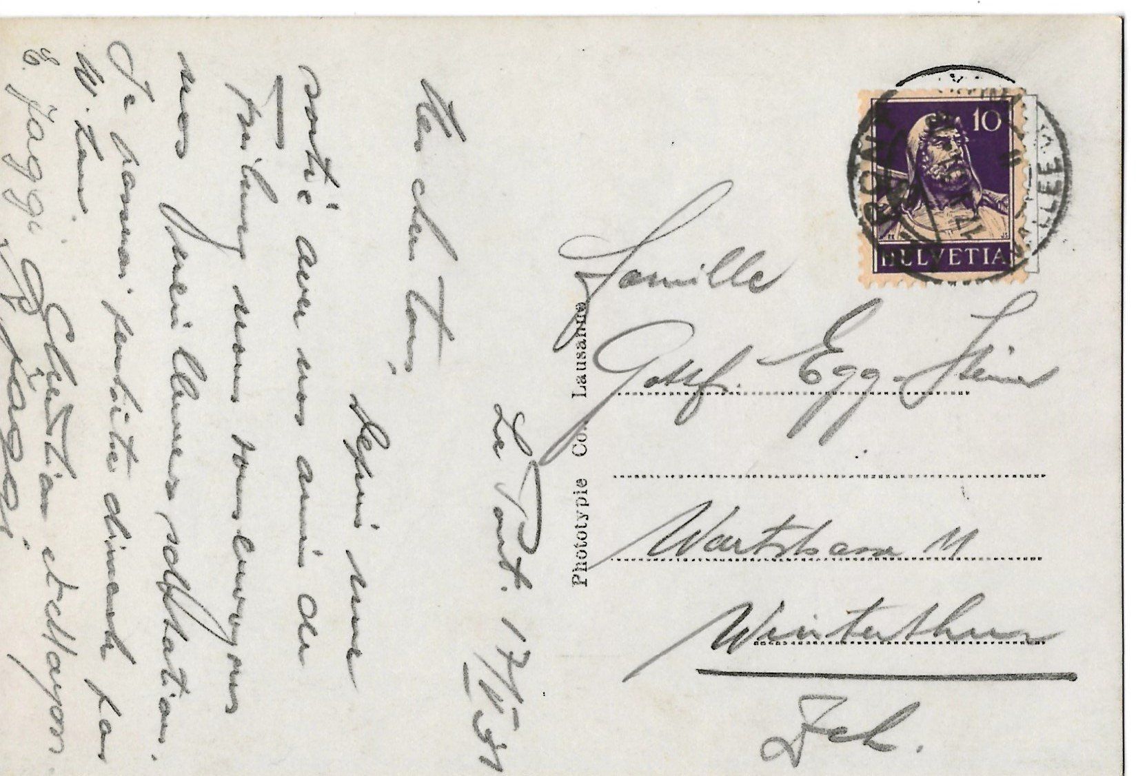 Cartes postales: Le Pont, 1931 – D'occasion à Frauenfeld par Merk52 1