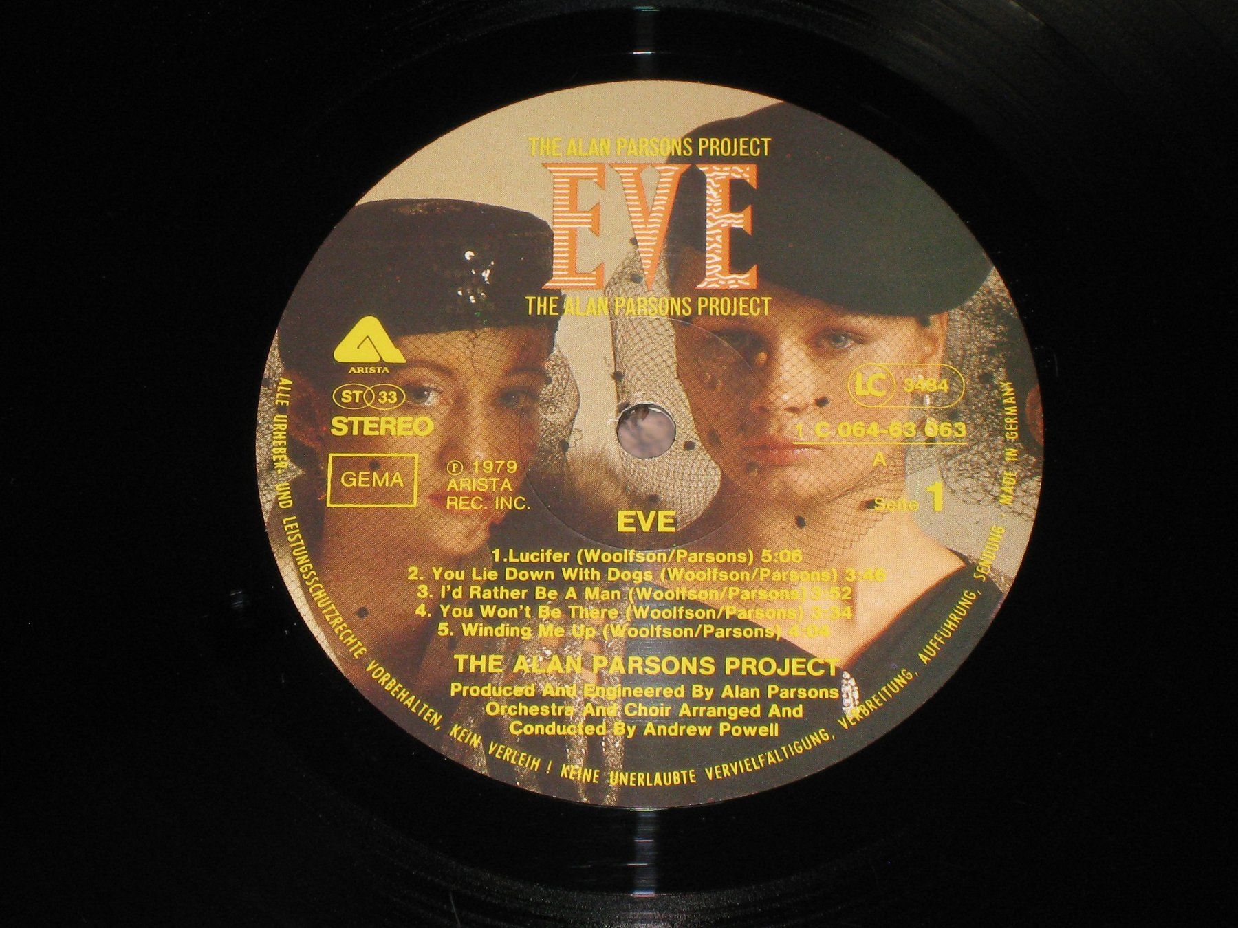 Schallplatten: LP - ALAN PARSONS PROJECT - EVE – Gebraucht aus Steckborn von Quo7 2
