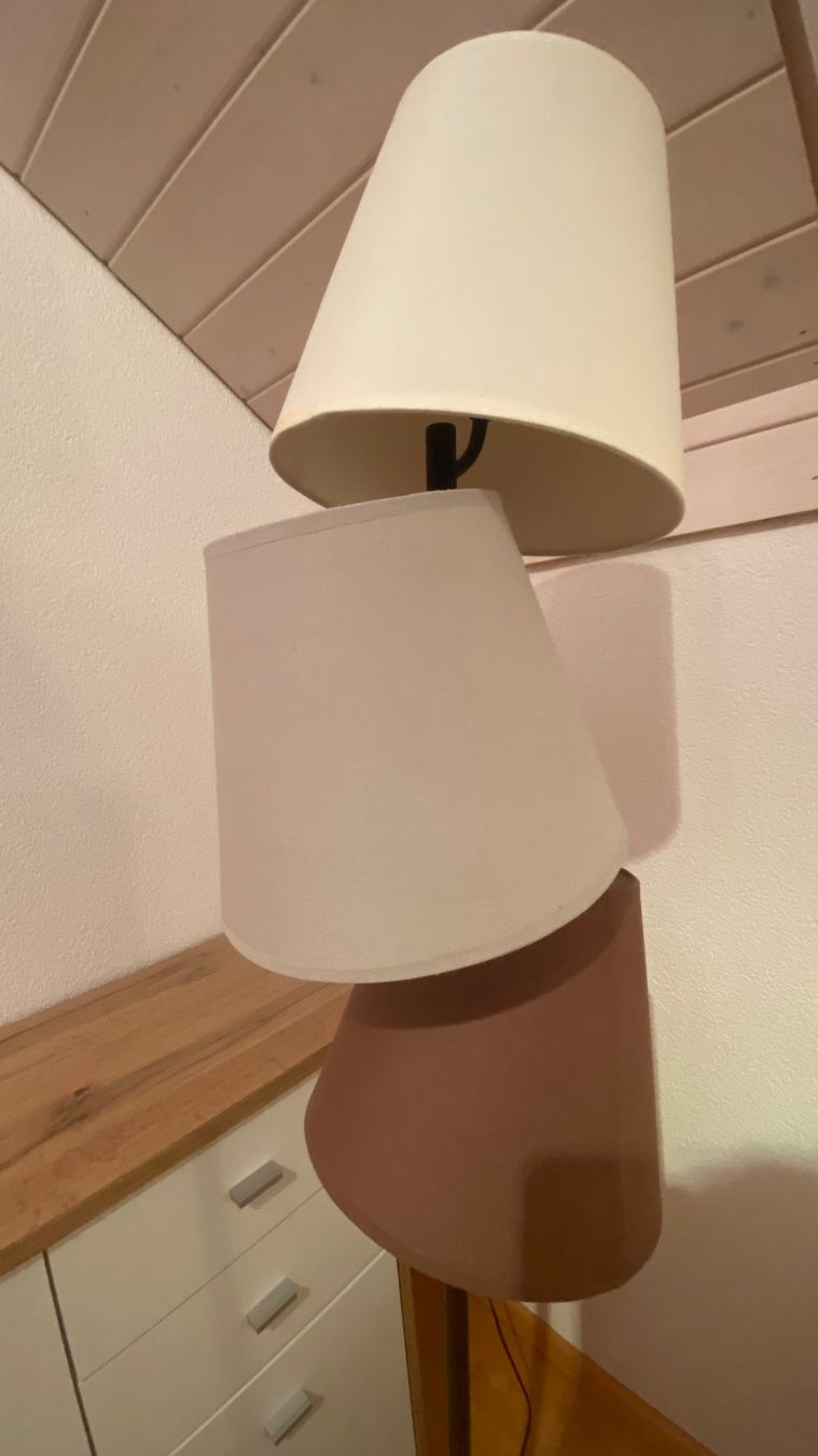 Interio Lampen: INTERIO Stehlampe mit 3 Lampenschirmen – Gebraucht aus Hemmental von cat_9l7f 2