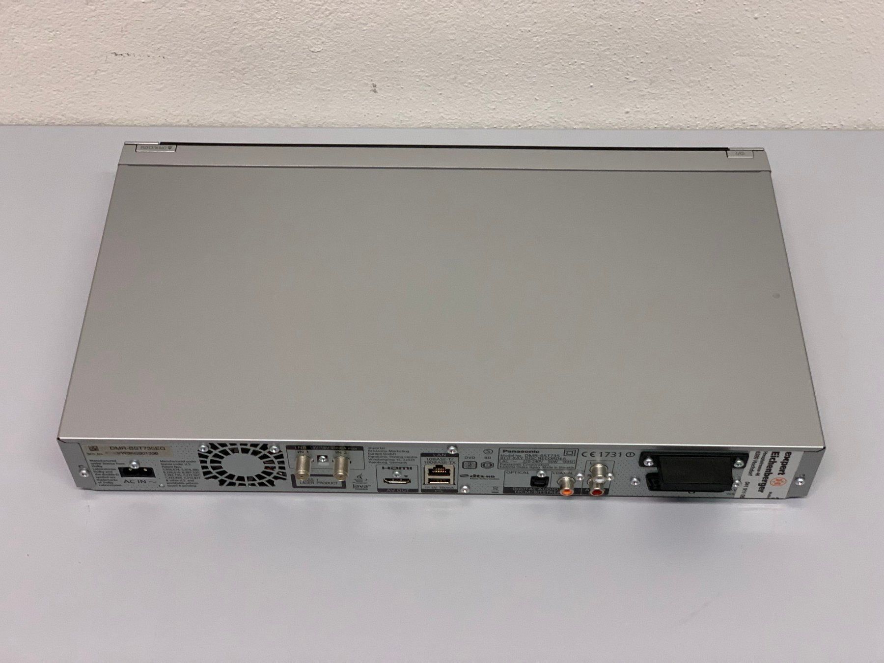 Panasonic Blu-ray Recorder DMR-BCT735EG - 500GB Festplatte, Twin HD