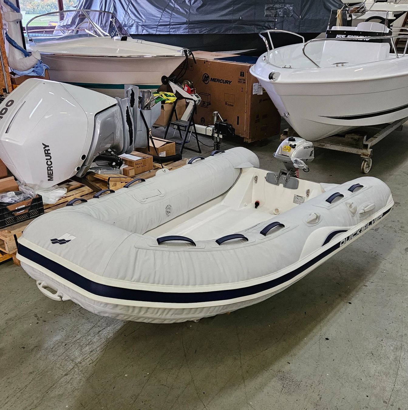 Quicksilver RIB 290 Hypalon non-pvc Semi-rigide gonflable (Neu (gemäss ...