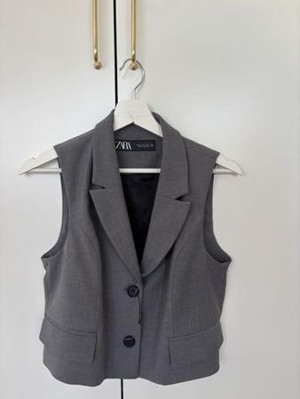 Damen Weste grau Grösse S Zara neu