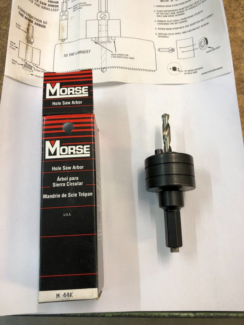 Alle Werkzeuge: Universal Aufnahmeschaft MORSE 2 Gewinde  32-152 mm – Neu und originalverpackt aus Wagen von Aloeveragold