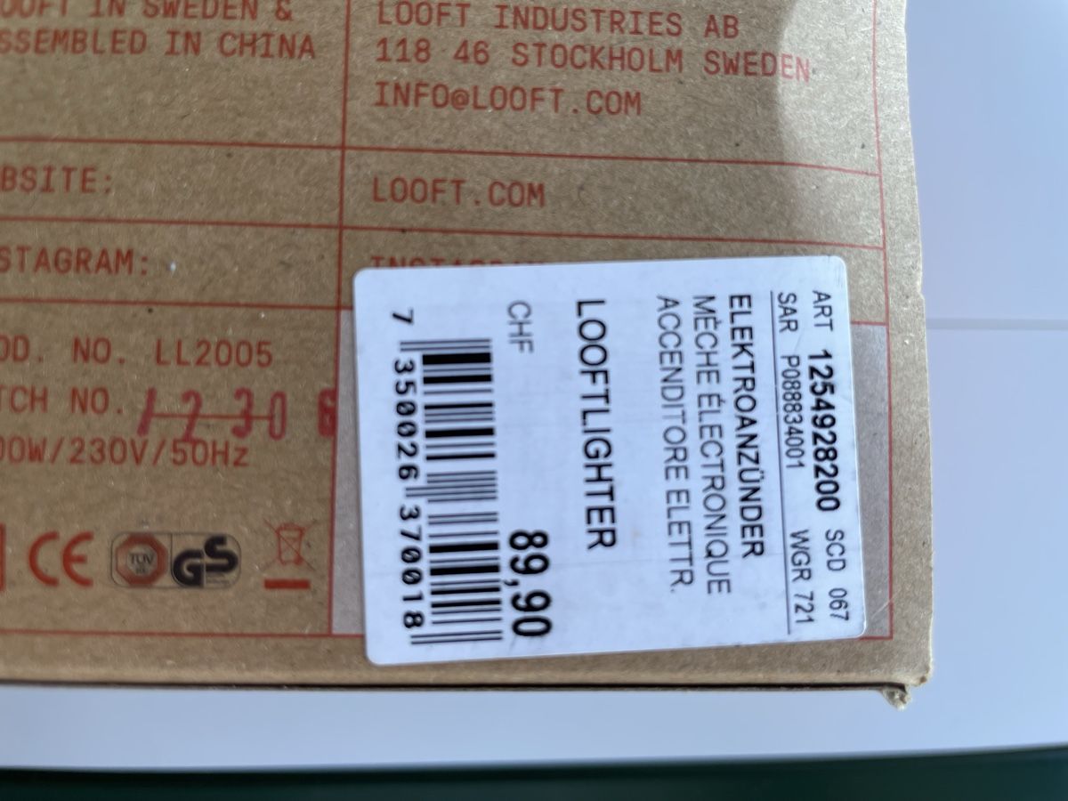 Accendini: Elektroanzünder Looft Lighter – Nuovo (secondo la descrizione) da Cham venduto da Twist8 4