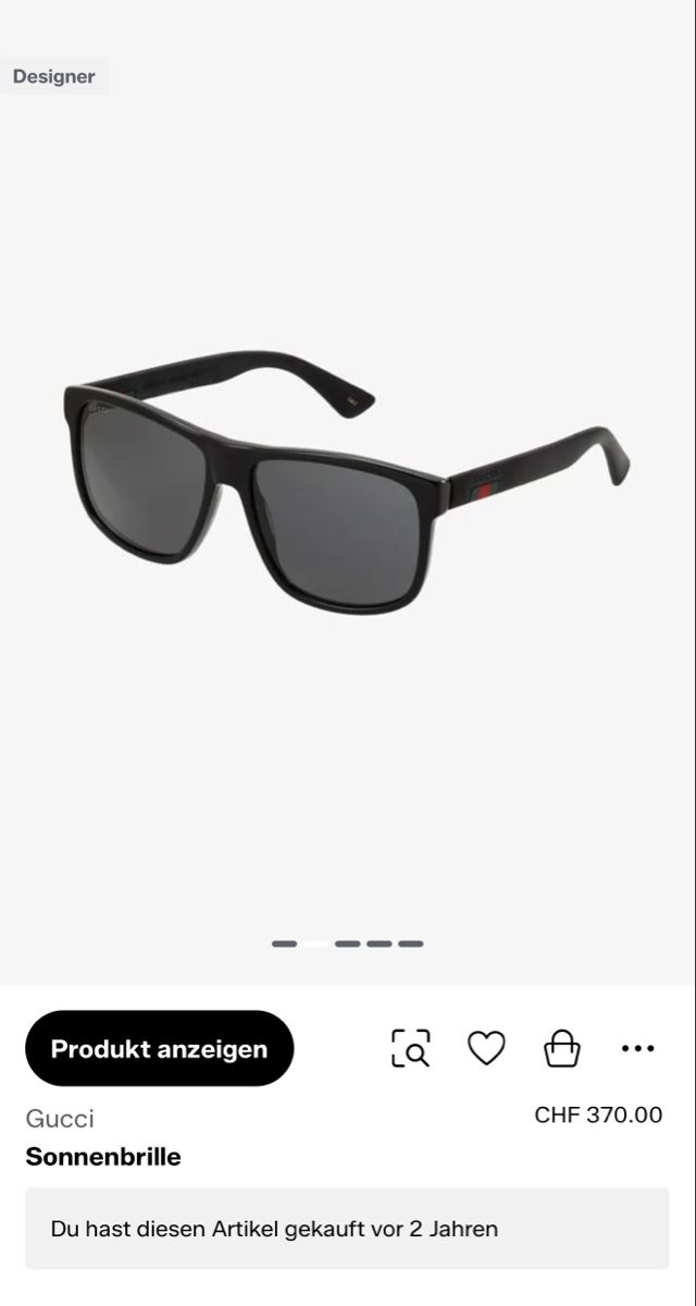 Gucci Brillen & Gläser: Originale Gucci Sonnenbrille Herren – Neu (gemäss Beschreibung) aus Zürich von and_hcw6